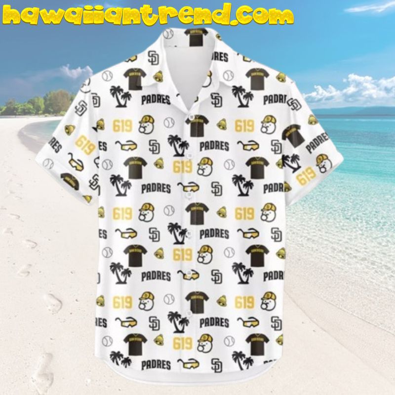 San Diego Padres 619 For Real Fan Aloha Hawaiian Shirt