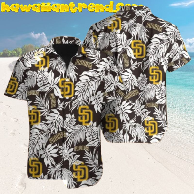 San Diego Padres MLB Unique Design Tropical Floral Hawaiian Shirt For Men, Women