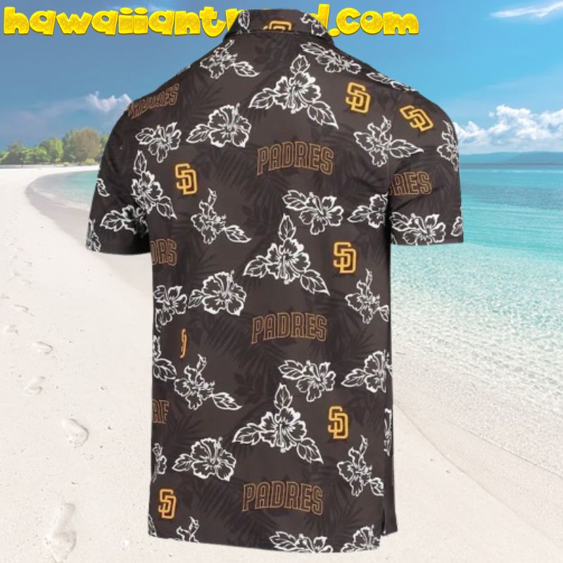 San Diego Padres Tiki Short Sleeve Tropical Hawaiian Shirt