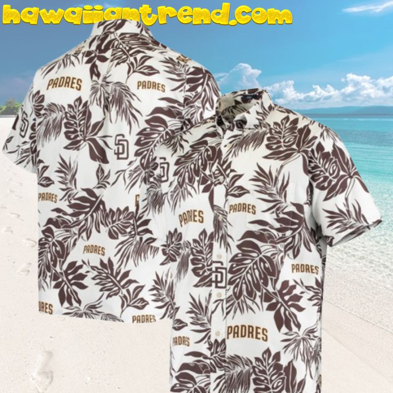 San Diego Padres Tropical Sunset Aloha Hawaiian Shirt