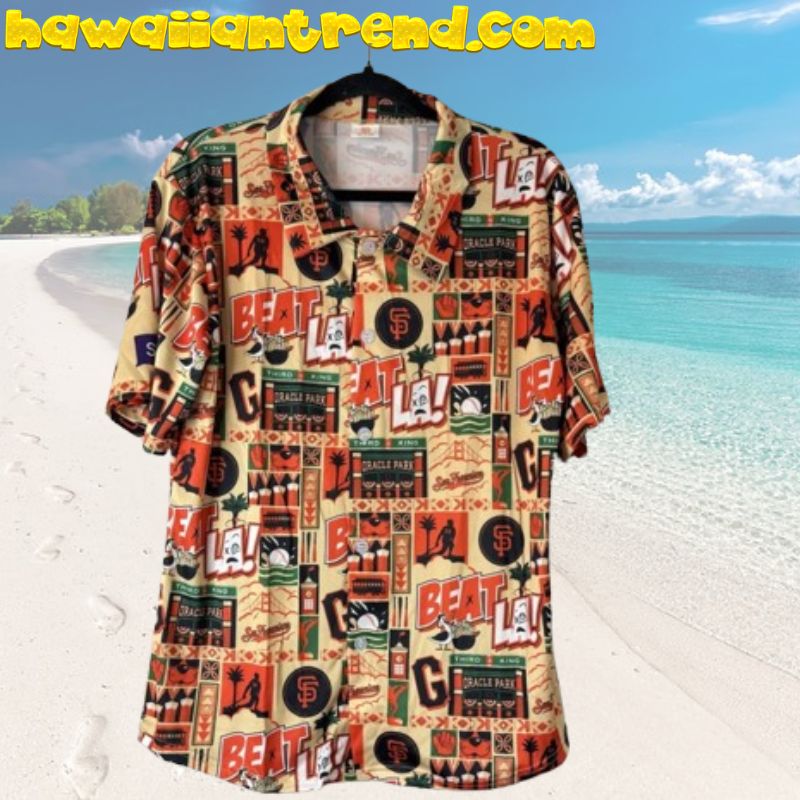 San Francisco Giants Beat LA Trending Vintage Aloha Hawaiian Shirt