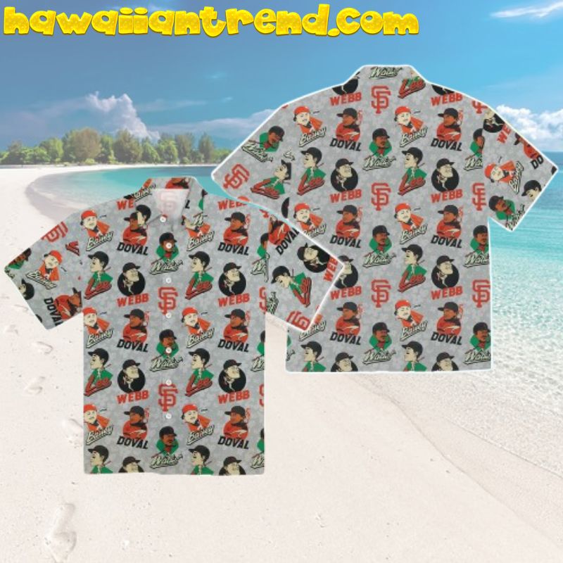 SF Giant Players Legandary Aloha Hawaiian Shirt