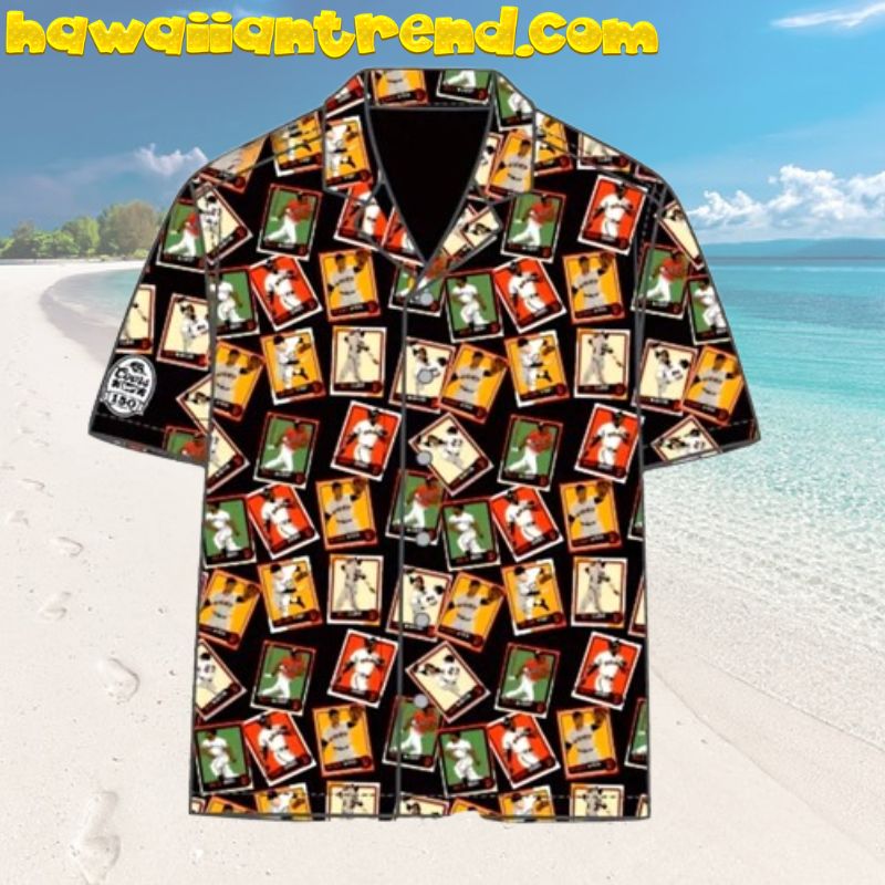 SF Giants Aloha Legends Willie Mays McCovey Will Clark Hawaiian Shirt