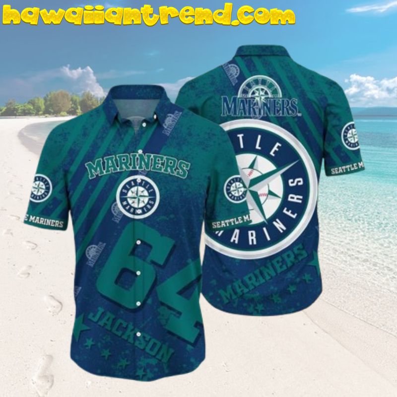 Custom Name And Number Seattle Mariners Mlb Vintage Hawaiian Shirt