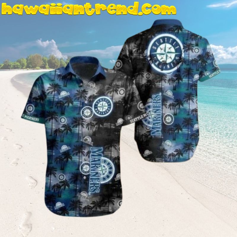 Mlb Seattle Mariners Tropical Day And Night Hawaiian Shirt