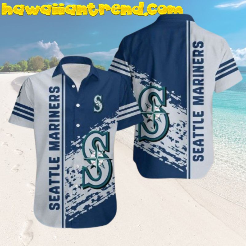 Seattle Mariners Nautical Splash Hawaiian Shirt
