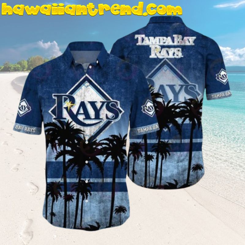 Tampa Bay Rays Night On Palm Island Vintage Hawaiian Shirt