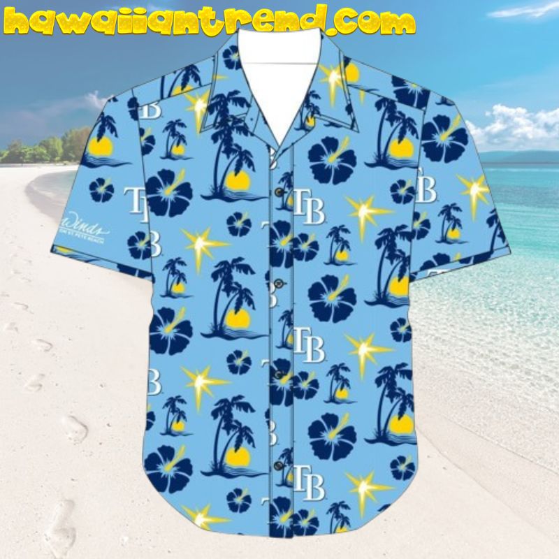 Tampa Bay Rays Tropical Parrots Aloha Hawaiian Shirt