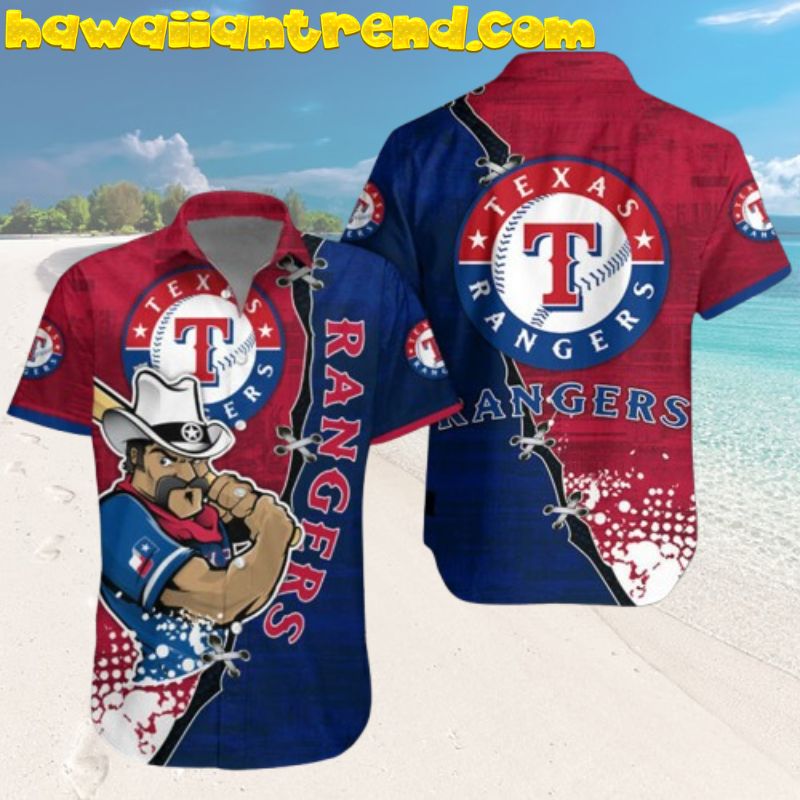 Texas Rangers Cowboy Spirit Hawaiian Shirt