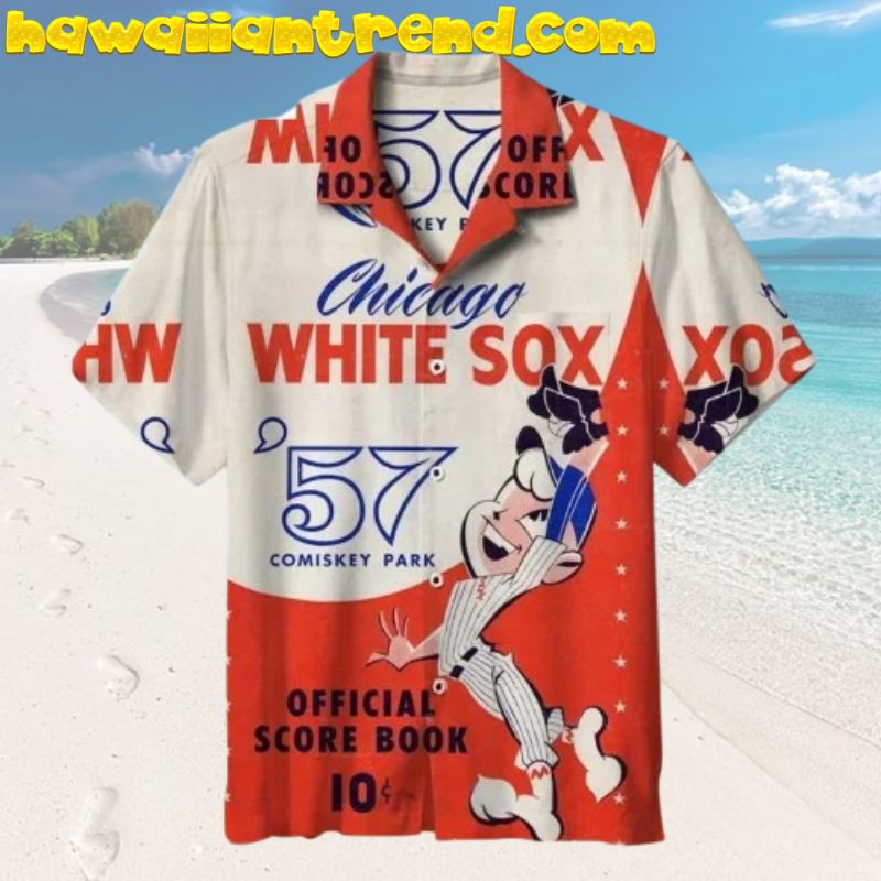 1957 Score Book Cover Chicago White Sox Aloha Shirt
