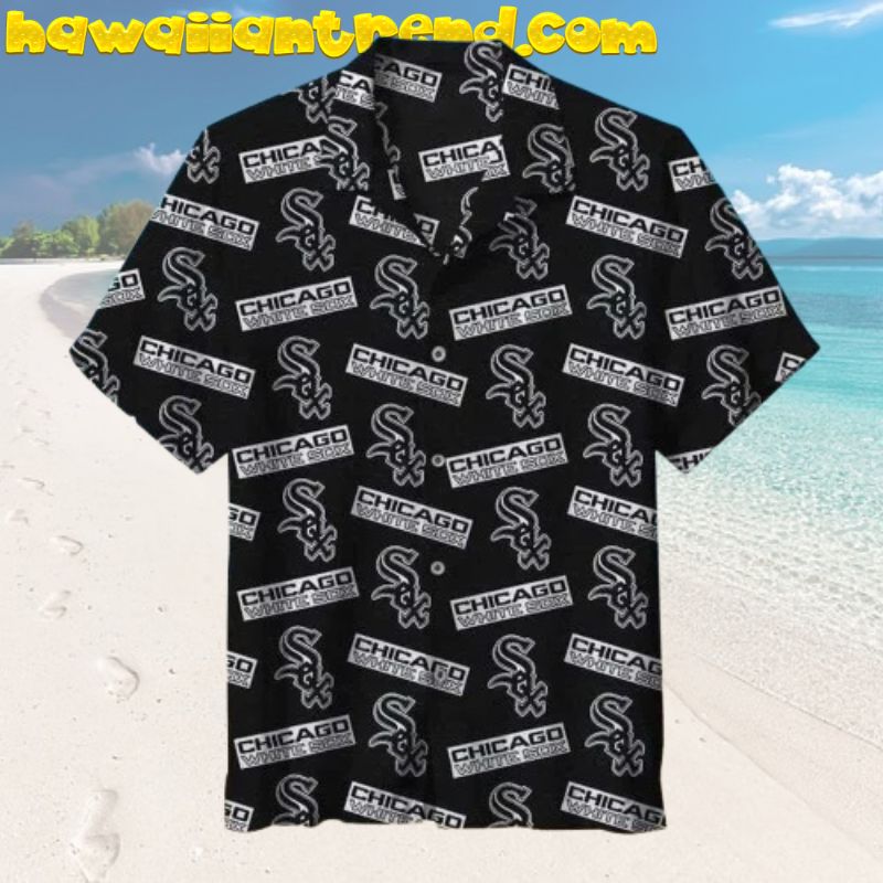 Chicago White Sox Black Elegance Seamless Hawaiian Shirt