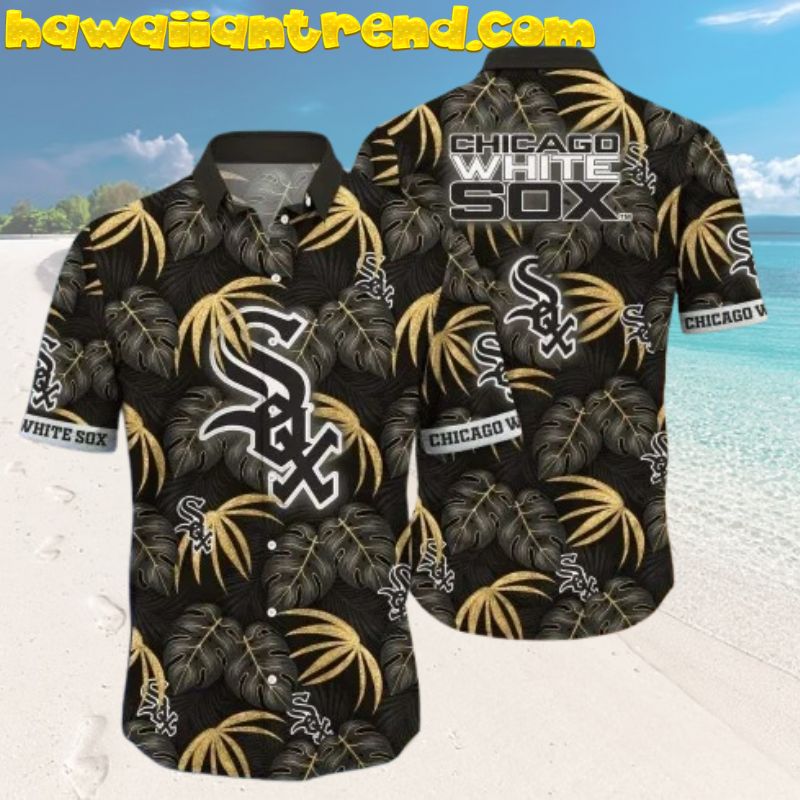 Chicago White Sox Tropical Fruit Papaya Aloha Hawaiian Shirt