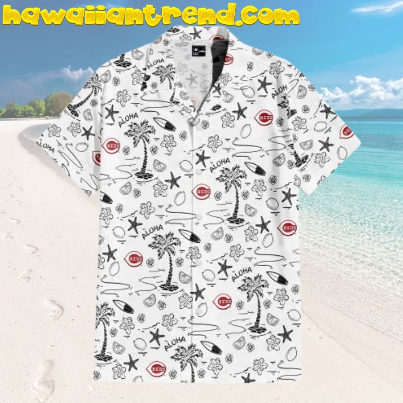 Cincinnati Reds Aloha Beach Paradise Hawaiian Shirt