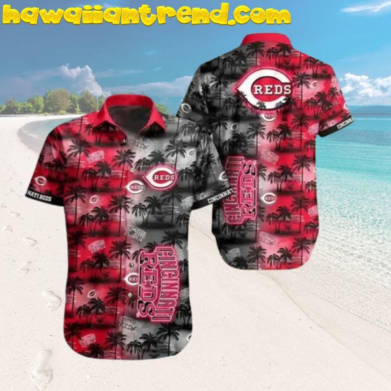 Cincinnati Reds MLB Coconut Island Day And Night Hawaiian Shirt