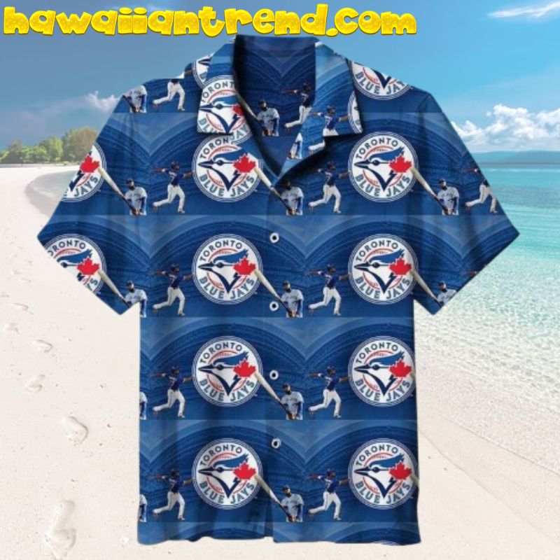 MLB Feature Scene Toronto Blue Jays Hawaiian Shirt