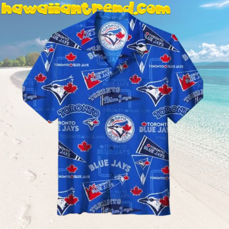 Toronto Blue Jays Iconic Logo Vintage Hawaiian Shirt