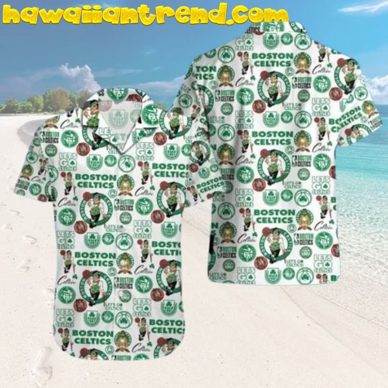 Boston Celtics Iconic Logo All Time Vintage Hawaiian Shirt
