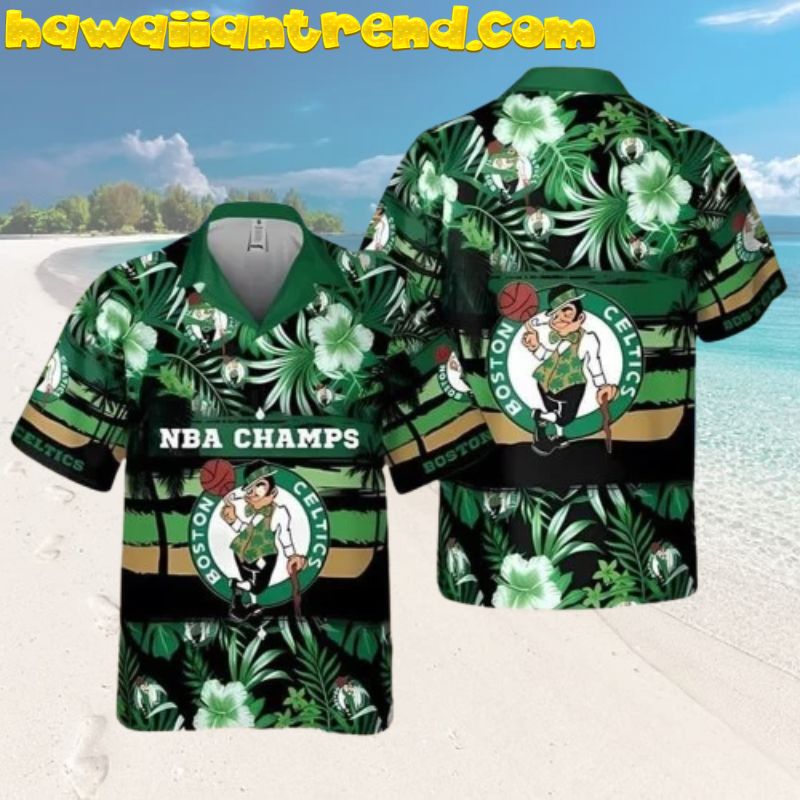 Boston Celtics NBA Final Champs Summer Vibes Hawaiian Shirt