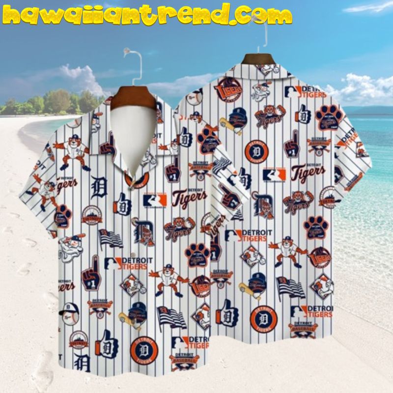 Detroit Tigers Father #1 Gift For Grandpa Hawaiian Shirt