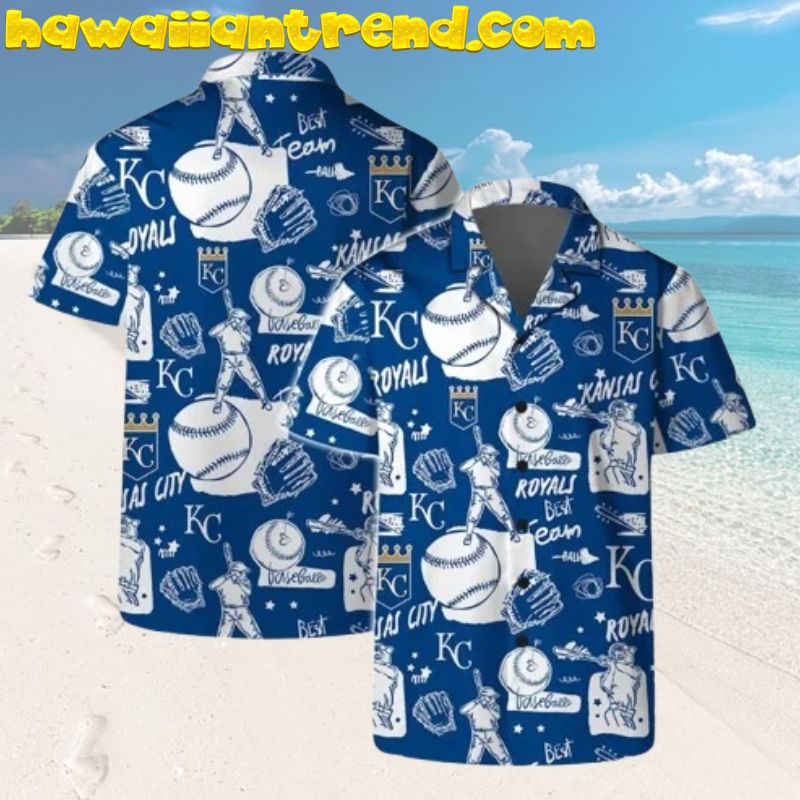 Kansas City Royals Baseball Icons Best Team Hawaiian Shirt