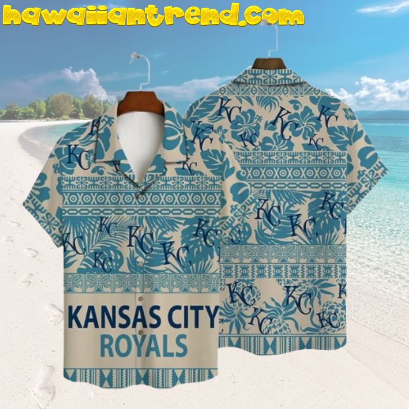 Kansas City Royals Island Tropical Vintage Patterns Tiki Hawaiian Shirt