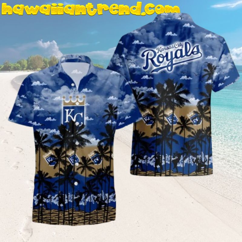 Kansas City Royals Palm Beach HighLight Player Hawaiian Shirt