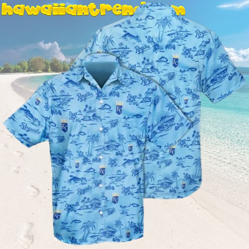 Kansas City Royals Tropical Sky Summer Island Hawaiian Shirt