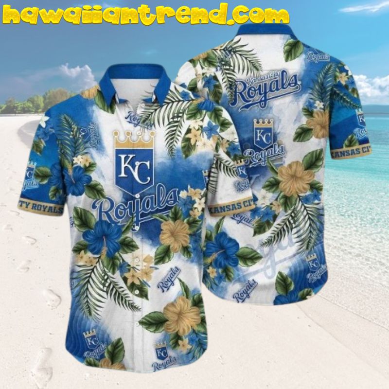 Kansas City Royals Vintage Game Day Logo Vintage Hawaiian Shirt