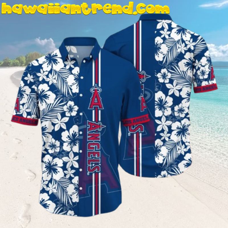Los Angeles Angels Tiki Tribal Vintage Design Hawaiian Shirt