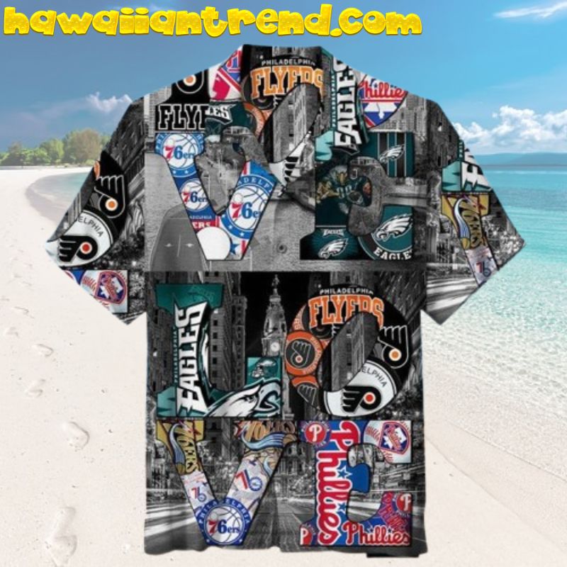 NBA Teams And Philadelphia 76ers Vintage Hawaiian Shirt